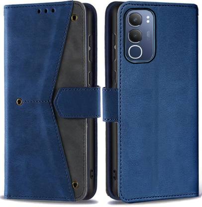 XSHIELD Front & Back Case for Vivo Y19s | | Faux Leather Flip Wallet Style Back Cover