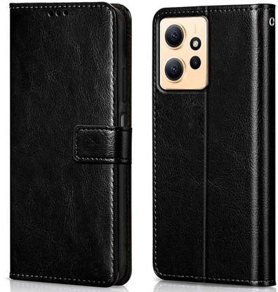 SUCH Flip Cover for Back Cover for Mi Redmi Note 12 4G- (Black, Dual Protection, Pack of: 1)