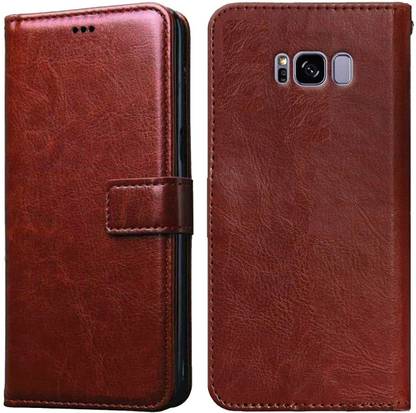 Casesily Flip Cover for Samsung Galaxy S8 Leather Wallet Case