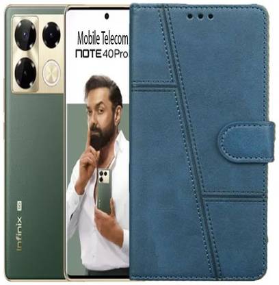S-Softline Flip Cover for Infinix Note 40 Pro 5G, High Quality PU Leather Case