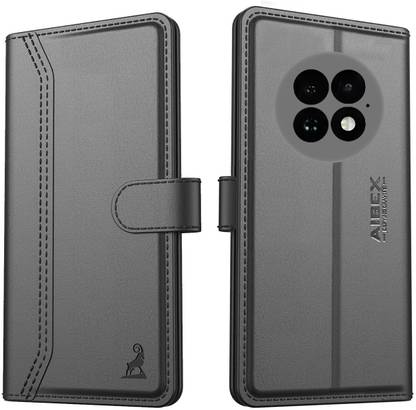 AIBEX Flip Cover for OnePlus 13R 5G |Premium Leather Finish | Magnetic Closure | Kickstand Feature | Shockproof