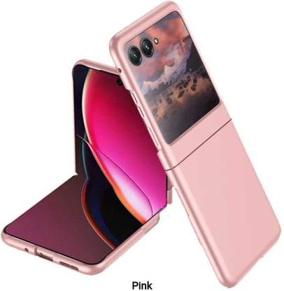 kinshu Flip Cover for Motorola Razr 40 Ultra Pink