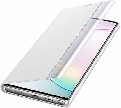 Midkart Flip Cover for Samsung Galaxy Note 10 Plus / Note 10+ Window View Flip Case with Auto Sensor
