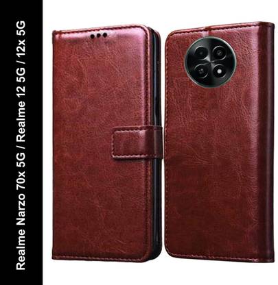 Krumholz Flip Cover for Realme Narzo 70x 5G, Realme 12x 5G, Realme 12 5G, Realme C65 5G, Realme Narzo N65 5G