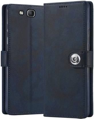 COOLZY Flip Cover for Samsung Galaxy ON5 ON5 Pro, Stylish Luxury Material Back Cover