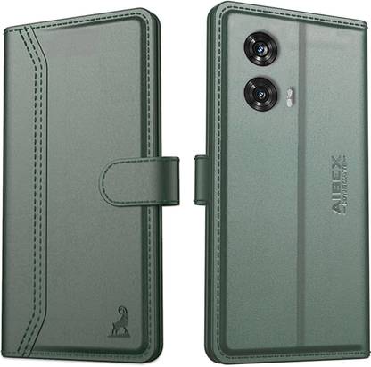 AIBEX Flip Cover for Motorola G96 5G / Motorola Edge 50 Fusion 5G|Premium Leather Finish | Magnetic Closure
