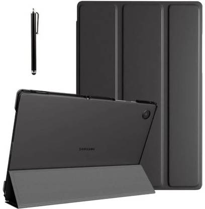 Proelite Flip Cover for Samsung Galaxy Tab A9 8.7 inch Translucent Back with Stylus Pen,