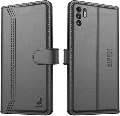 AIBEX Flip Cover for Samsung Galaxy A23 5G| Premium Leather Finish | Magnetic Closure | Kickstand Feature