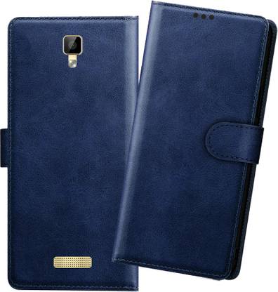 kridha Flip Cover for Gionee P7 Max flip cover / P7 MAX flip cover / Blue
