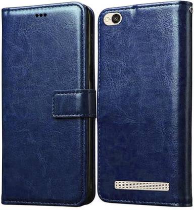 SUCH Flip Cover for Back Cover for Mi 4A (Blue, Dual Protection, Pack of: 1)