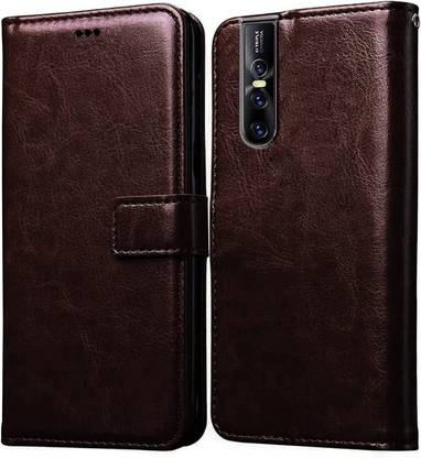 Black Spider Flip Cover for Vivo Y15