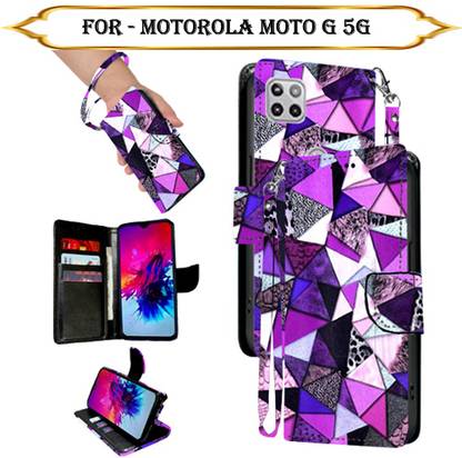 SALGO Flip Cover for Motorola Moto G 5G