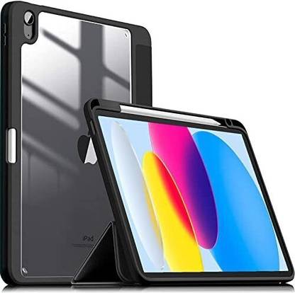 Proelite Flip Cover for iPad (A16) 11th/10th Gen (2025/2022), Hybrid Detachable Magnetic Cover with Pencil Holder