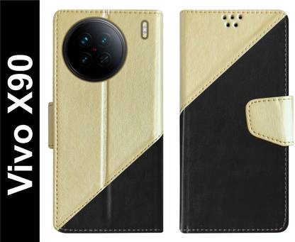 SBMS Flip Cover for Vivo X90 Back Cover Case with Magnatic Closure | Card & Money Pocket