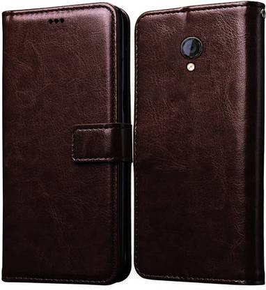 Luxury Counter Front & Back Case for Micromax Canvas Unite 2 A106 | New Luxury Trending Wallet Flip Cover Case, Coffee Shade