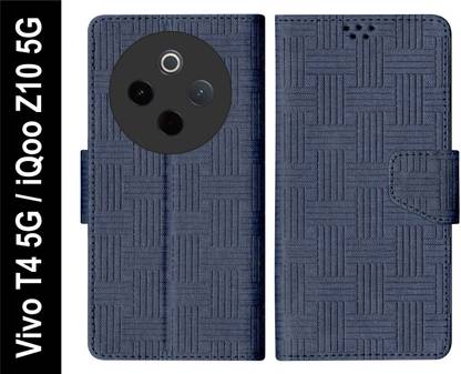 SBMS Flip Cover for Vivo T4 5G Back Cover Case with Magnatic Closure