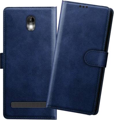 kridha Flip Cover for Swipe Konnect Grand flip cover / Konnect Grand flip cover / Blue
