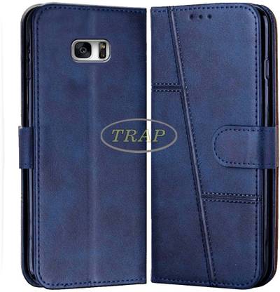 Trap Premium Flip Cover Flip Cover for Samsung Galaxy S7 Edge