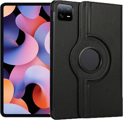 S-Line Flip Cover for Xiaomi Pad 6, 3D Rotate Exact Camera Cut Edge to Edge Coverage