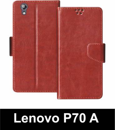 SBMS Flip Cover for Lenovo P70 A Back Cover Case with Magnatic Closure