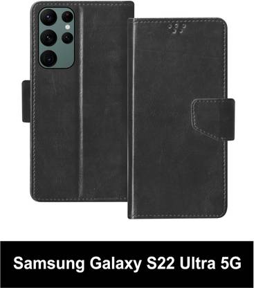 SBMS Flip Cover for Samsung Galaxy S22 Ultra 5G Back Cover Case with Magnatic Closure