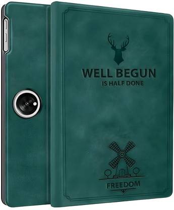 Proelite Flip Cover for OnePlus Pad Go 11.35 inch Cover Deer Multi Angle Flip Case Cover Support Auto Sleep Wake