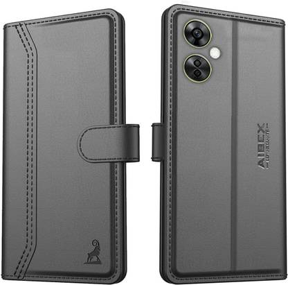 AIBEX Flip Cover for OnePlus Nord CE 3 Lite 5G| Premium Leather Finish | Magnetic Closure | Kickstand Feature