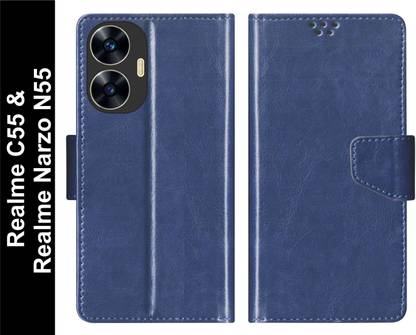 SBMS Flip Cover for Realme C55 / Realme Narzo N55 Back Cover Case