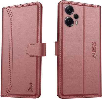 AIBEX Flip Cover for Poco F5 5G|Premium Leather Finish | Magnetic Closure | Kickstand Feature | Shockproof
