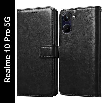 Casotec Flip Cover for Realme 10 Pro 5G