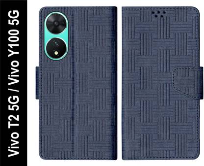 SBMS Flip Cover for Vivo Y100 5G / Vivo T2 5G Back Cover Case with Magnatic Closure