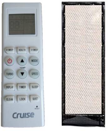 LUNAGARIYA Flip Cover for Protective Cover for Compatible with VOLTAS AC Remote Control PU Leather Cover Holder.