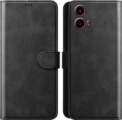 Qyist Flip Cover for Moto G45 5G |Vegan PU Leather |Foldable Stand & Pocket |Magnetic Closure