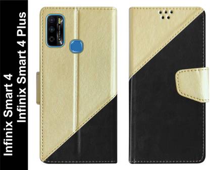 SBMS Flip Cover for Infinix Smart 4 Plus / Infinix Smart 4 Back Cover Case
