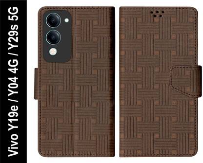 SBMS Flip Cover for Vivo Y19e / Vivo Y04 4G / Vivo Y29s 5G Back Cover Case