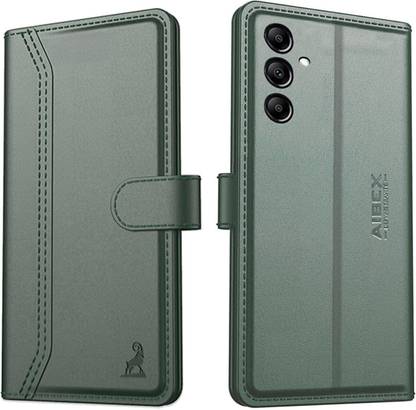 AIBEX Flip Cover for Samsung Galaxy F34 5G / Samsung Galaxy M34 5G| Premium Leather Finish | Magnetic Closure