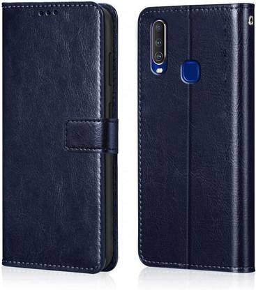 Black Spider Flip Cover for Vivo Y15