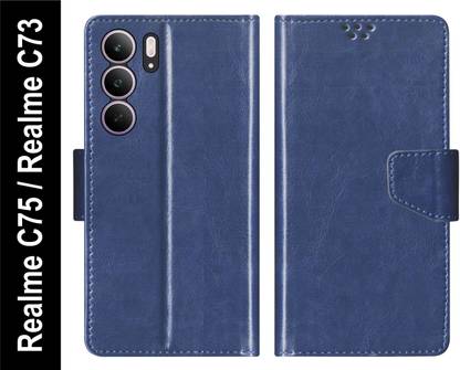 SBMS Flip Cover for Realme C75 5G / Realme C73 5G Back Cover Case with Magnatic Closure