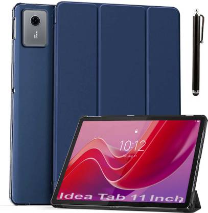Proelite Flip Cover for Lenovo idea Tab 11 inch Cover, Smart Flip Case {Translucent Back} with Stylus Pen