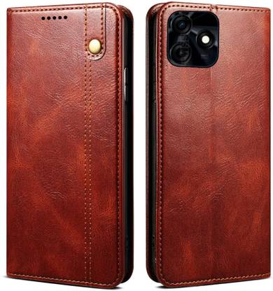 GoPerfect Protective Case for Tecno Spark 10C (Best Selling) Most Awaited Premium Leather Flip Back Cover