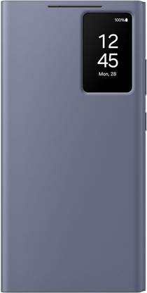 Midkart Flip Cover for Samsung Galaxy S24 Ultra Window View Flip Case with Auto Sensor