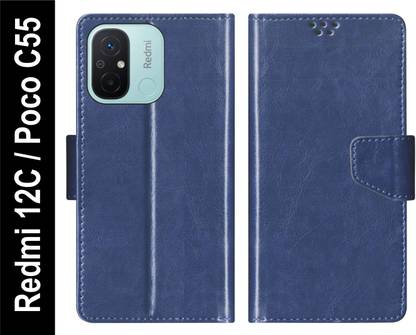 SBMS Flip Cover for Redmi 12C / Poco C55