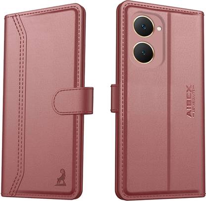AIBEX Flip Cover for iQOO Z9 Lite / Vivo Y28S 5G / Vivo T3 Lite / Vivo Y18 / Vivo Y18e / Vivo Y18i / Vivo Y18t