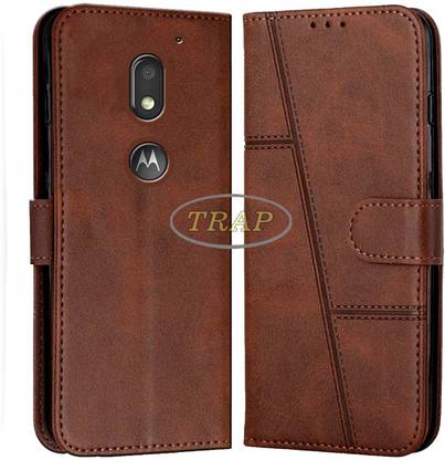Trap Premium Flip Cover Flip Cover for Motorola Moto E3 Power