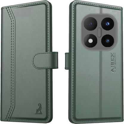 AIBEX Flip Cover for Poco X7 5G / Redmi Note 14 Pro 5G|Premium Leather Finish | Magnetic Closure | Kickstand