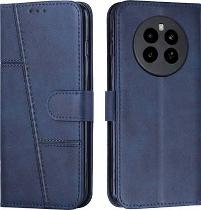 FoneShield Flip Cover for realme P1 5G / realme 12+ 5G / realme Narzo 70 Pro 5G / Realme Narzo 70, |Leather|Stand