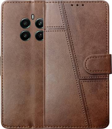 SUPER-ME Flip Cover for REALME P1 5G | ARROW COVER | Heavy Magnet | Scratch-Free Vegan Leather | 3 Pocket