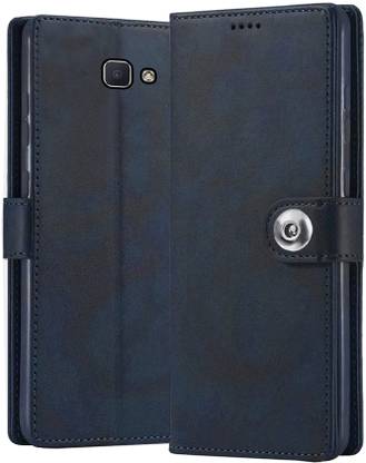 COOLZY Flip Cover for Samsung Galaxy J5 Prime, Stylish Luxury Material Back Cover