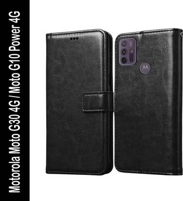 Casotec Flip Cover for Motorola Moto G30, Moto G10 Power
