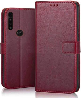 Luxury Counter Flip Cover for Motorola Moto One Action | Top Notch Business Class Wallet Back Cover Case